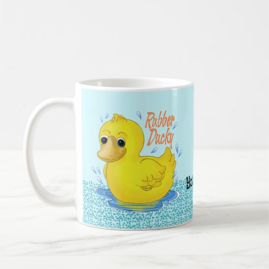 Gummiente Tasse  (Links)