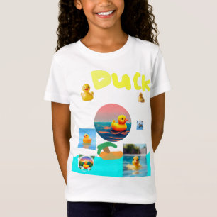 Gummiente und -entrinken für Kinder T-Shirt
