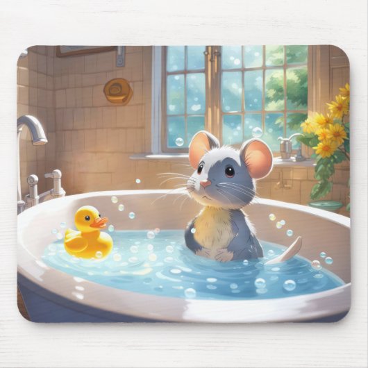 Gummiente und -mäuse in Tube Mousepad (Vorne)