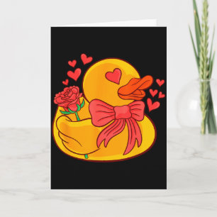 Gummiente Valentinstag Gummiente T-Shirt Karte