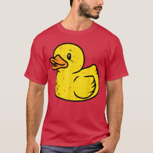 Gummiente Vintage Ente Entenküken Jungen Mädchen F T-Shirt