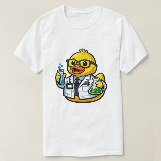 Gummiente Wissenschaftler T-Shirt (Design vorne)