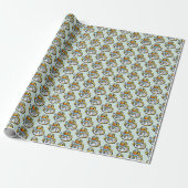 Gummiente Zahnarzt Geschenkpapier (Ungerollt)