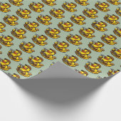 Gummiente Zimmermann Geschenkpapier (Ecke)
