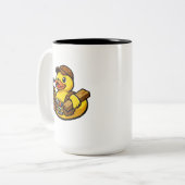 Gummiente Zimmermann Zweifarbige Tasse (Vorderseite Links)