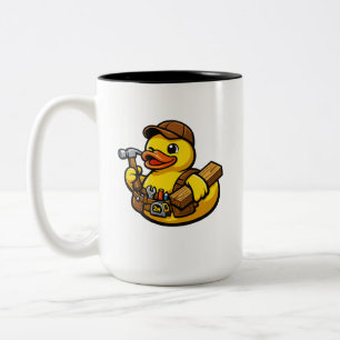 Gummiente Zimmermann Zweifarbige Tasse