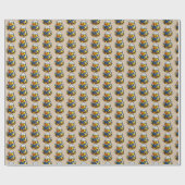 Gummientechniker Geschenkpapier (Flach)