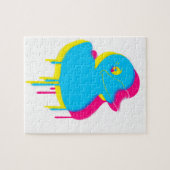 Gummientegraffiti-Pop-Kunst-Gummi Ducky Puzzle (Horizontal)