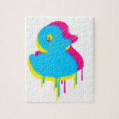 Gummientegraffiti-Pop-Kunst-Gummi Ducky Puzzle (Vertikal)