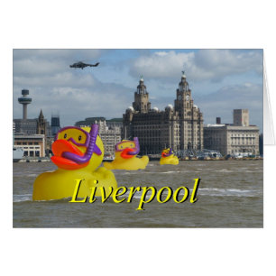 Gummienten auf dem Mersey