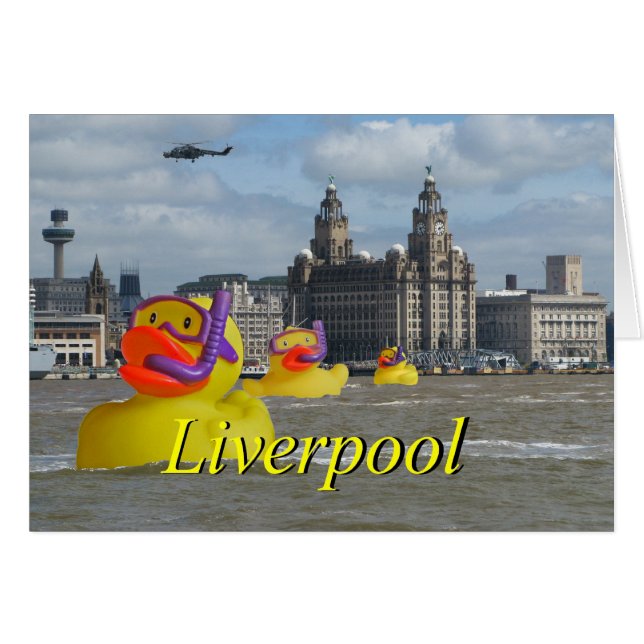 Gummienten auf dem Mersey (Vorderseite (Horizontal))