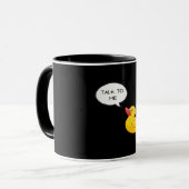 Gummienten-Debuggen Tasse (Vorderseite Links)