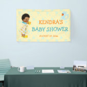 Gummienten-Ducky Geschlechts-Person-Afroamerikaner Banner (Messeveranstaltung)