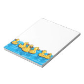 Gummienten im Bad Notizblock (Rotiert)