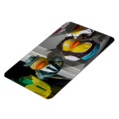 Gummienten in traditionellen Kostümen Magnet (Linke Seite)