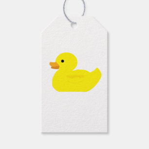 Gummienten Malerei Illustration Geschenkanhänger