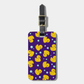 Gummienten-Muster Gepäckanhänger (Vorderseite vertikal)