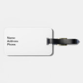 Gummienten-Muster Gepäckanhänger (Rückseite horizontal)