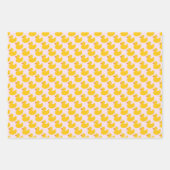 Gummienten - Muster Geschenkpapier Set (Vorderseite)