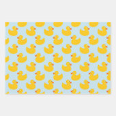 Gummienten - Muster Geschenkpapier Set (Vorderseite)