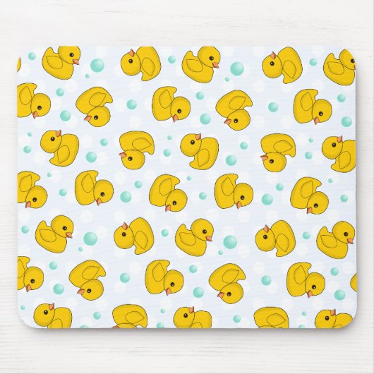 Gummienten-Muster Mousepad (Vorne)
