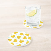 Gummienten-Muster Sandstein Untersetzer (Seite)