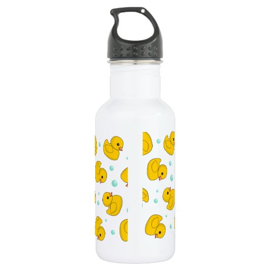 Gummienten-Muster Trinkflasche (Rückseite)