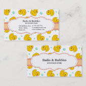 Gummienten-Muster Visitenkarte (Vorne/Hinten)