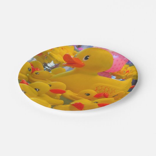 Gummienten Pappteller (Schrägansicht)