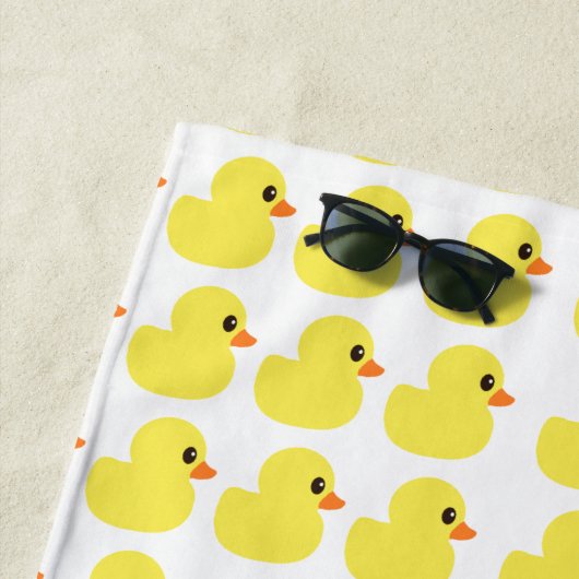"Gummienten-" personalisiertes Badetuch (Beispiel)