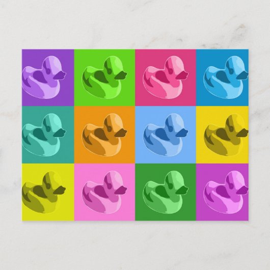 Gummienten Postkarte (Vorderseite)