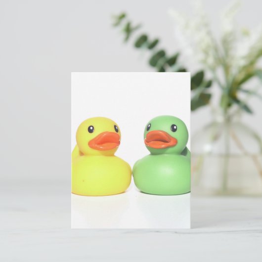 Gummienten Postkarte (Stehend Vorderseite)