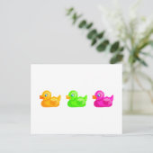 Gummienten Postkarte (Stehend Vorderseite)