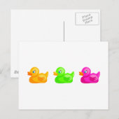 Gummienten Postkarte (Vorne/Hinten)