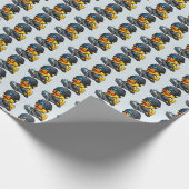 Gummienten Schweißer Geschenkpapier (Ecke)