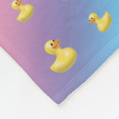 Gummientenmuster des personalisierten fleecedecke (Ecke)