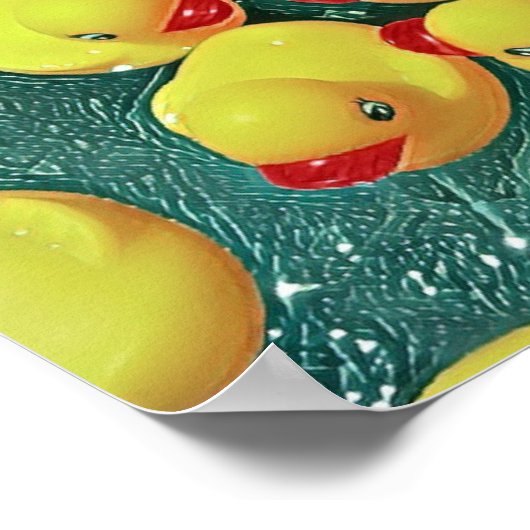 Gummientuckungen Poster (Ecke)