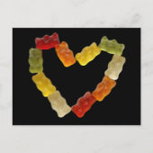 gummies Herz Postkarte (Vorderseite)