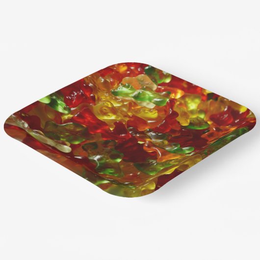 Gummies Pappteller (Gewinkelt)