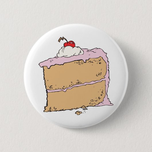 gummies Stück Kuchen Button (Vorderseite)