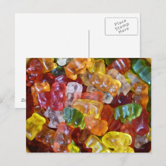 gummies Süßigkeitslumm Postkarte (Vorne/Hinten)