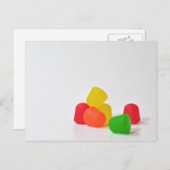 Gummifallen Postkarte (Vorne/Hinten)