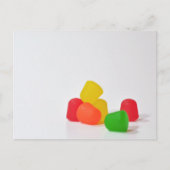 Gummifallen Postkarte (Vorderseite)
