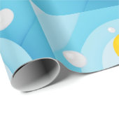 Gummigelbe Ente Geschenkpapier (Rolleneckpunkt)