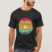 Gummigelbe Ente - Sarcastic - Duck Off - Distore T-Shirt (Vorderseite)