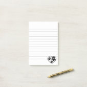 Gummigestanzte Heart- und Pet-Paw-Drucke Post-it Klebezettel (Auf Schreibtisch)