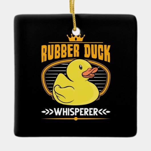 Gummiherde Whisperer Keramikornament (Vorderseite)