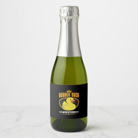 Gummiherde Whisperer Schaumweinetikett (Vorderseite)