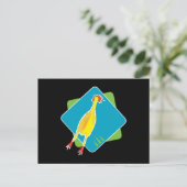 Gummihuhn Postkarte (Stehend Vorderseite)