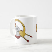 Gummihuhn-Spieler-Tasse Kaffeetasse (Vorderseite Links)